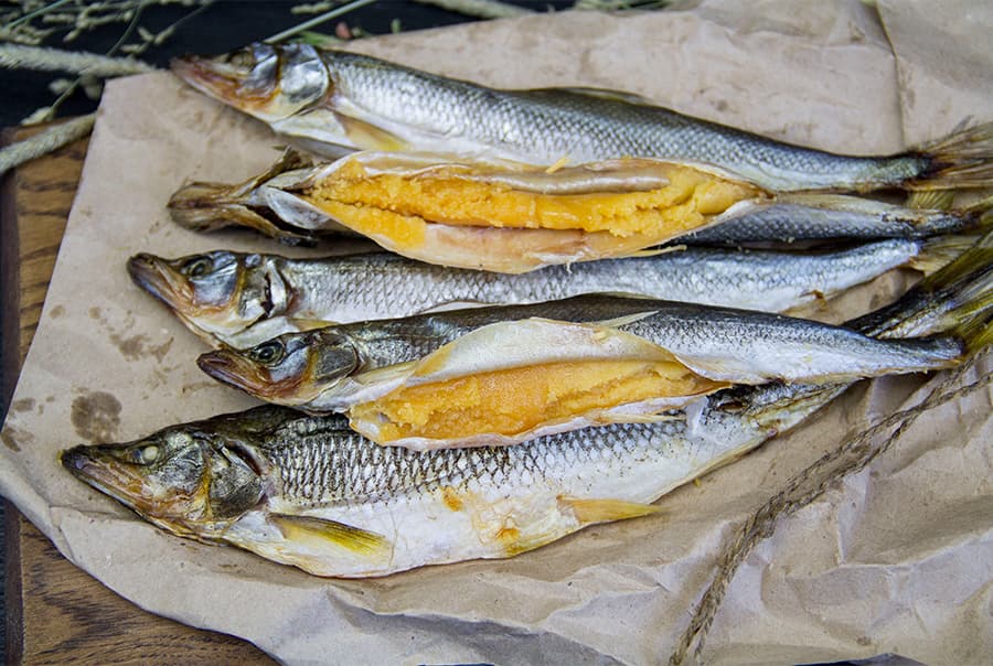 Корюшка вяленая